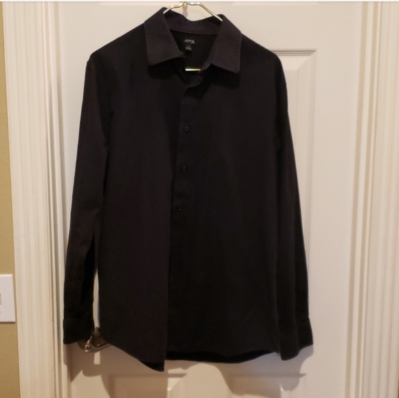 Mens Button Up Dress Shirt - Picture 3 of 4